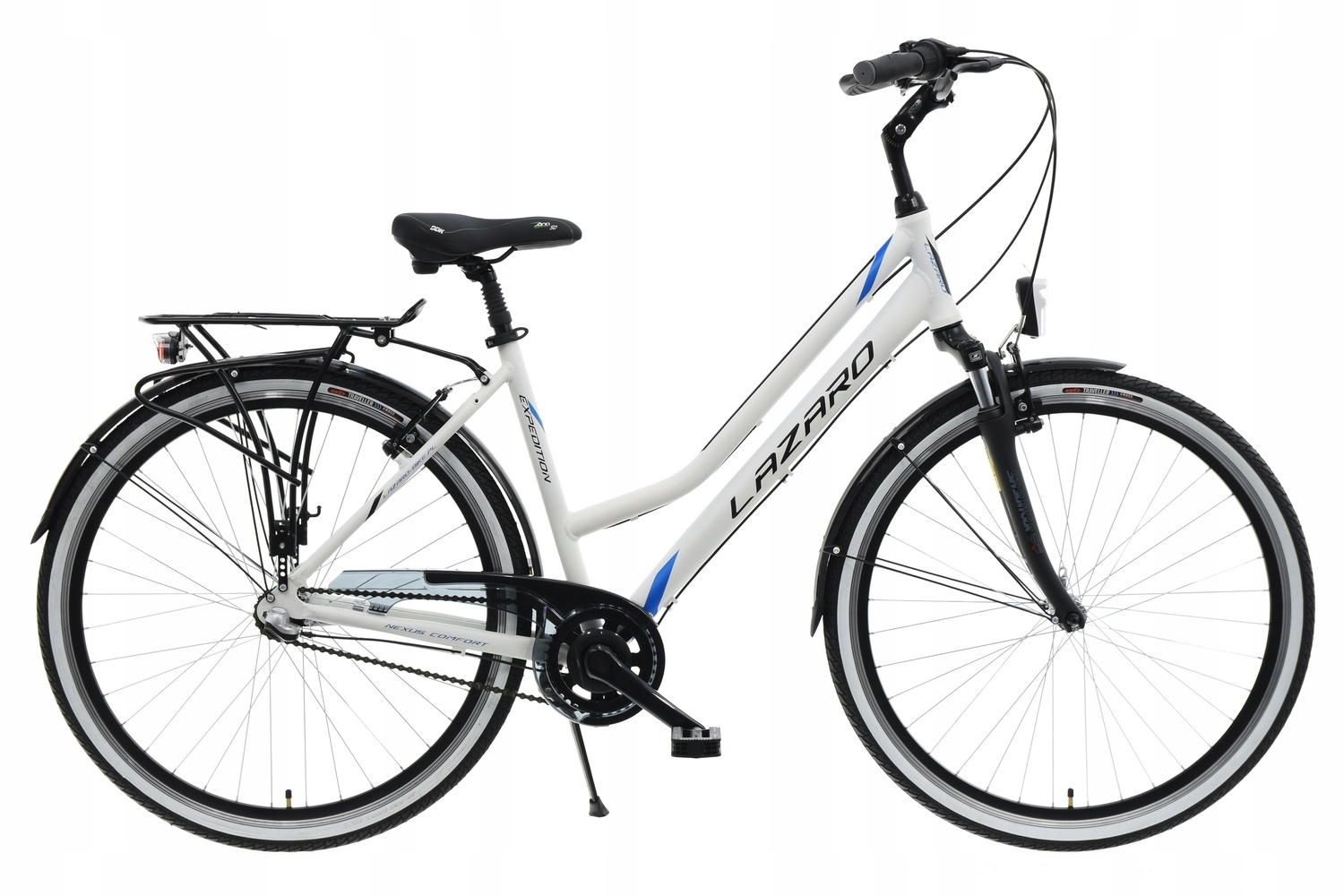 ROWER MIEJSKI LAZARO EXPEDITION 3 BIEGI TEKKINGOWY SHIMANO NEXUS 28 DAMSKI